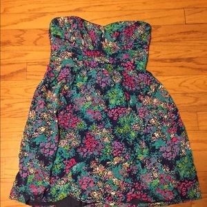 Shoshanna floral fit and flare